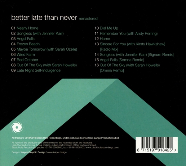Better Late Than Never (remastered) 1