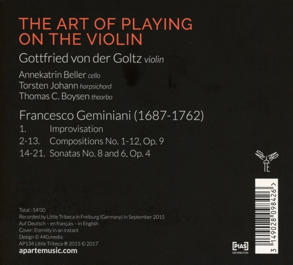 The Art Of Playing On The Violon 1