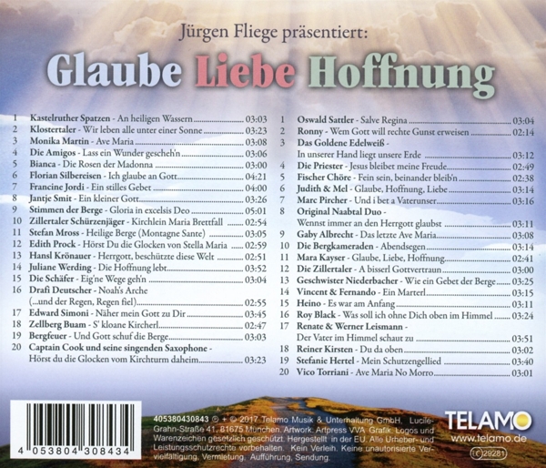 Jürgen Fliege präsentiert:Glaube, Liebe, Hoffnung 1