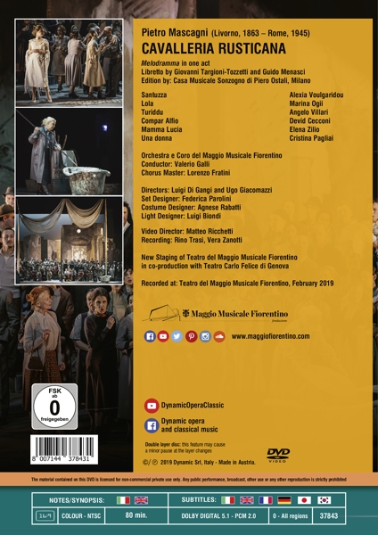 Voulgaridou / Ogii / Galli / Orchestra E Coro Del 1