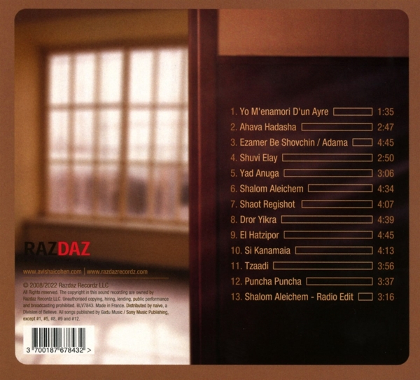 Sensitive Hours-Shaot Regishot (Digipak) 1