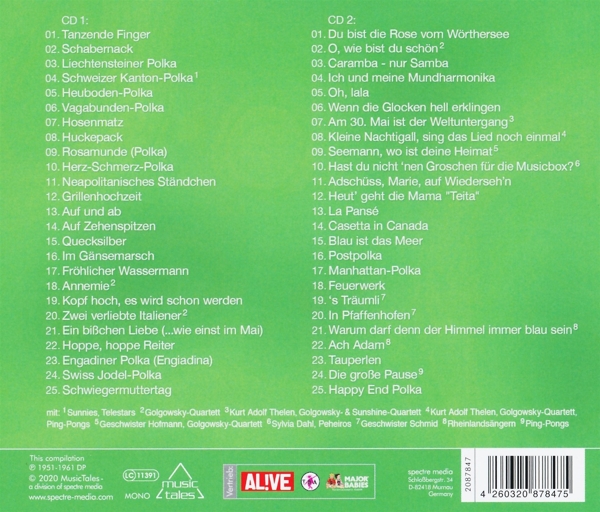 Tanzende Finger-50 große Erfolge 1