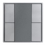 Synergy 21 Led - Controller EOS 08 KNX Taster Glas-B 4-fach