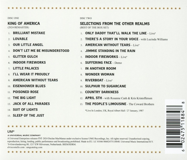 King Of America (2CD) 1