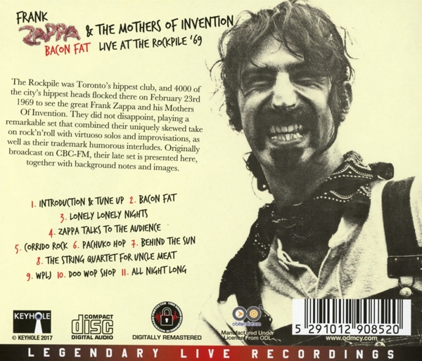 Bacon Fat-Live At The Rockpile 69 1