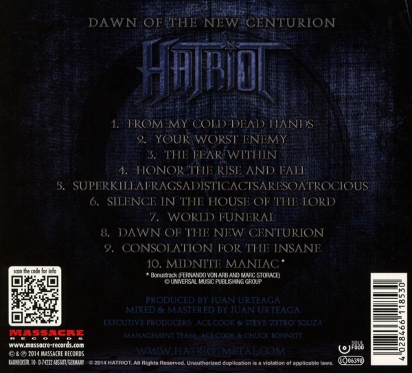 Dawn Of The New Centurion (ltd. Digipak) 1