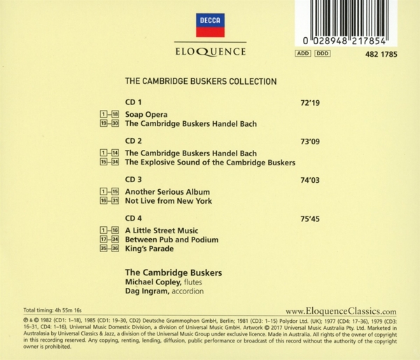 The Cambridge Buskers Collection 1