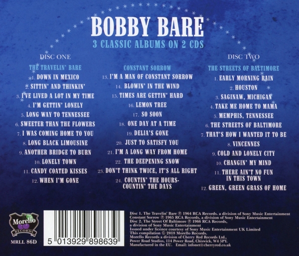 The Travelin\' Bare/ Constant Sorrow/ ... 1