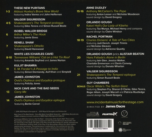 INCIDENTAL: Music For The Stage 1