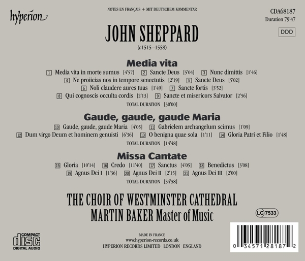 Media vita & other sacred music 1