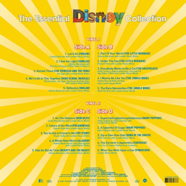 The Essential Disney Collection (Blue Marbled 2LP) 1