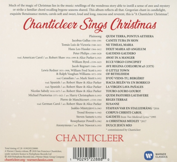 Chanticleer sings Christmas 1