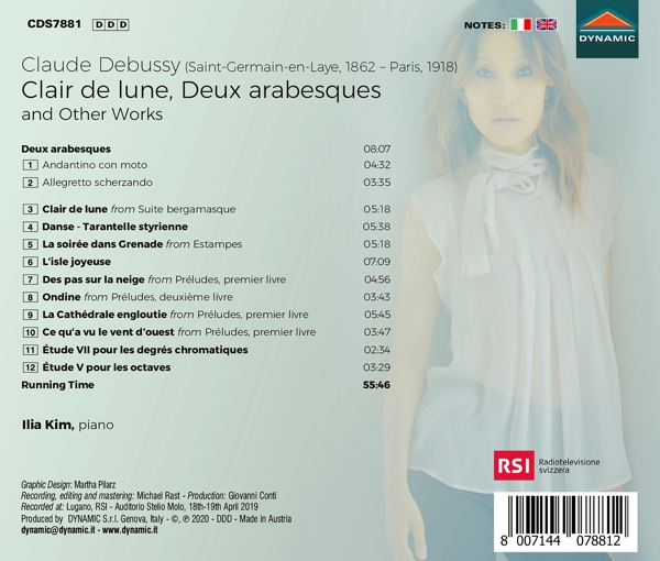 Clair de Lune, Deux Arabesques und andere Werke 1