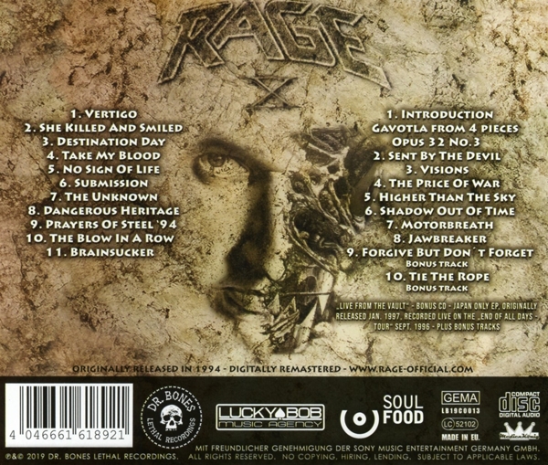 10 Years In Rage (2cd) 1