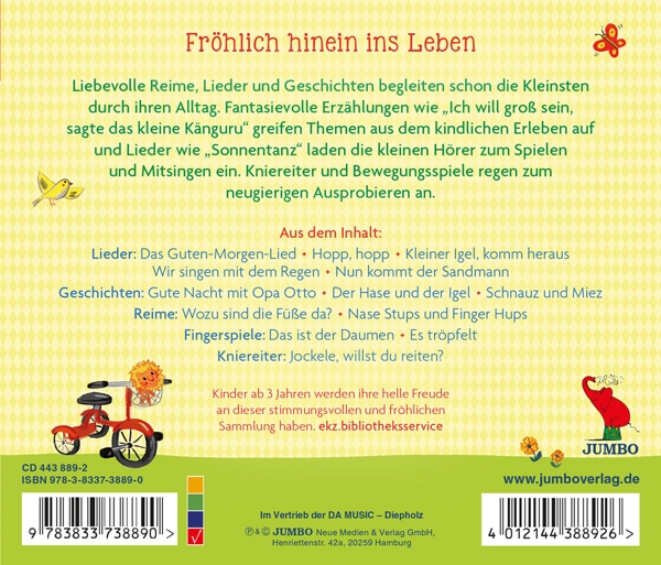 Ich bin schon 3! Lieder, Verse und Geschichten 1