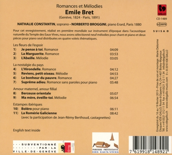 Romanzen und Lieder 1