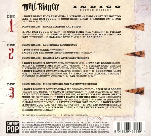 Indigo (30th Anniversary 3CD Deluxe Edition) 2