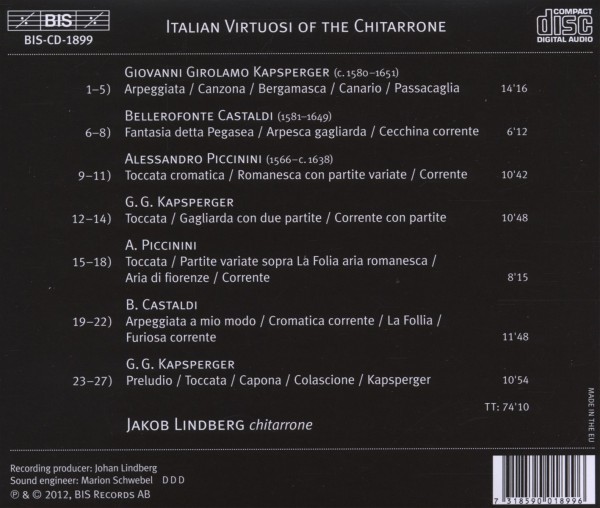 Italienische Chitarrone-Virtuosen 1