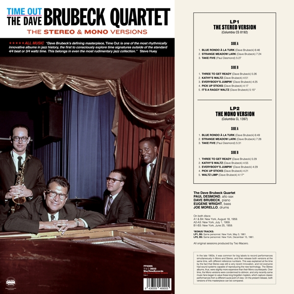 Time Out-The Stereo & Mono Version (180g LP) 1