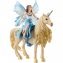 Schleich - Schleich bayala 42508 Eyela Riding on Golden Unicorn
