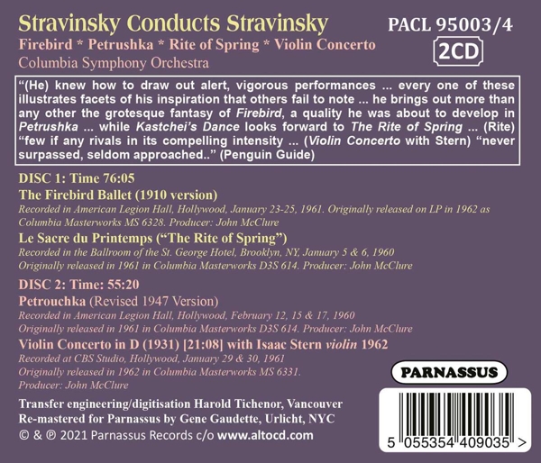 Stravinsky conducts Stravinsky 1