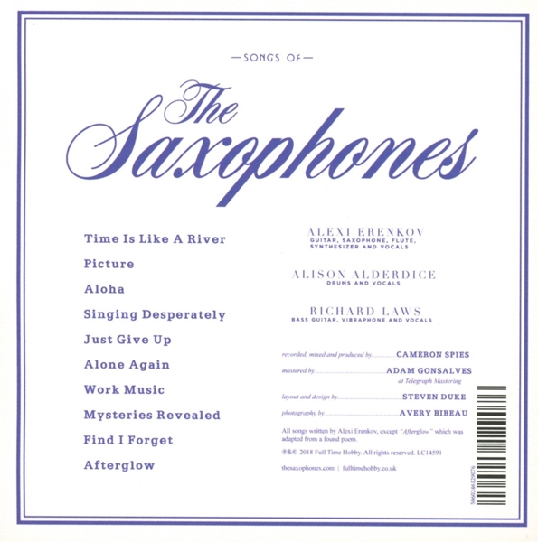 Songs Of The Saxophones 1