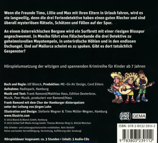 Die Feriendetektive Hörbox Folgen 1-3 1