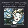B. Pergamenschikow / P. Gililov - Sonate op.119/Ballade op.15/Sonate (1921)/Medit./+