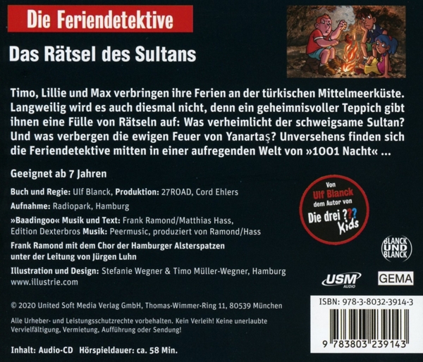 Die Feriendetektive: Das Rätsel des Sultans 1