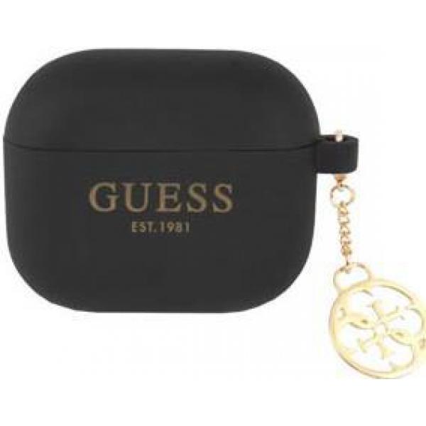 Airpods 3 Gucci Logo Leather Case - Black