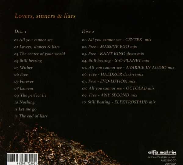 Lovers, sinners & Liars (ltd.edition, 2cd) 1