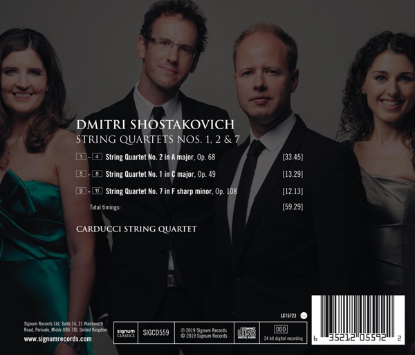 Streichquartette 1, 2 & 7 1