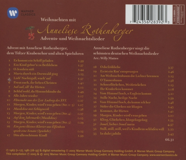 Weihnachten Mit Anneliese Rothenberger 1