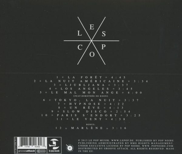 Lescop (+ 1 Bonus Track) 1