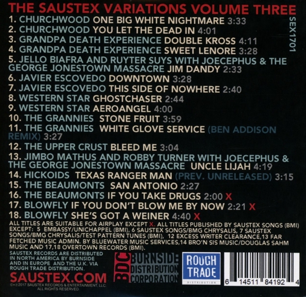 The Saustex Variations Vol.3 1