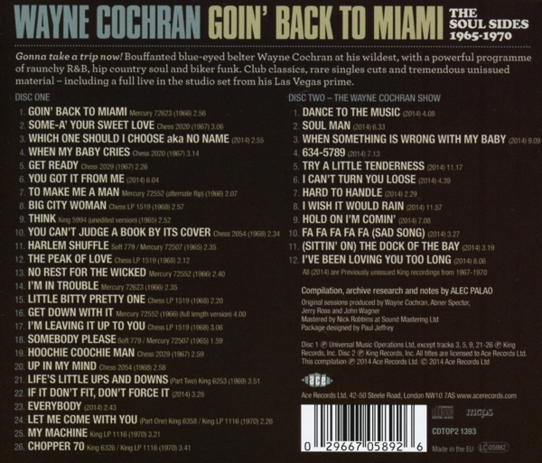 Goin\' Back To Miami-The Soul Sides 1965-1970 1