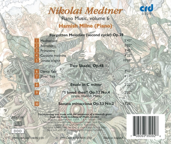 Medtner Piano Music Vol.6 1