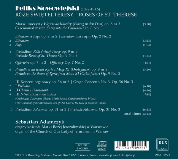 Roses of St.Therese-Orgelwerke 1