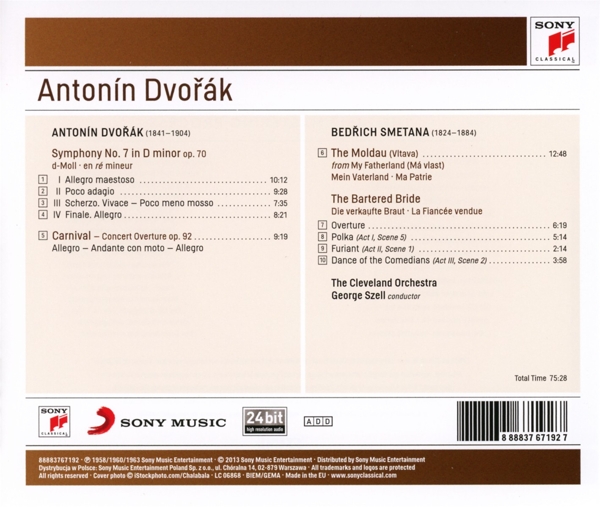 Sinfonie 7, Carnival Overture/ Die Moldau 1