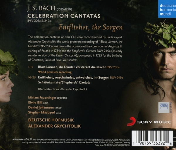 Celebration Cantatas BWV 205a & 249a - Entfliehet 1