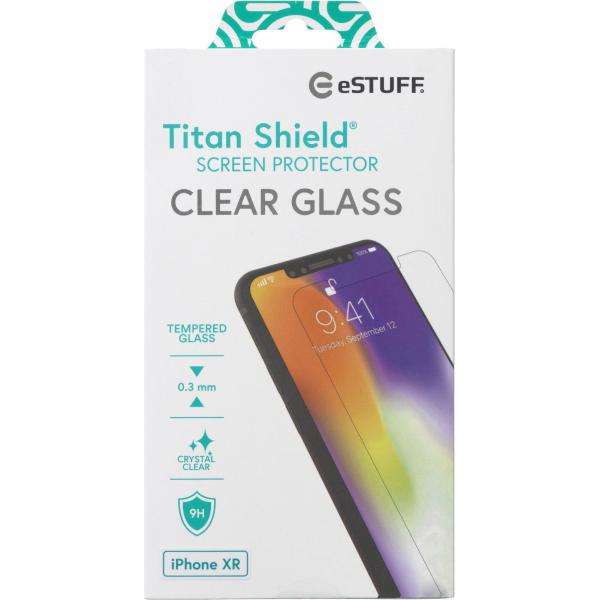 ES501416, eSTUFF INFINITE Titan Shield Screen Protector for iPhone 15 Pro  Max – Full Cover