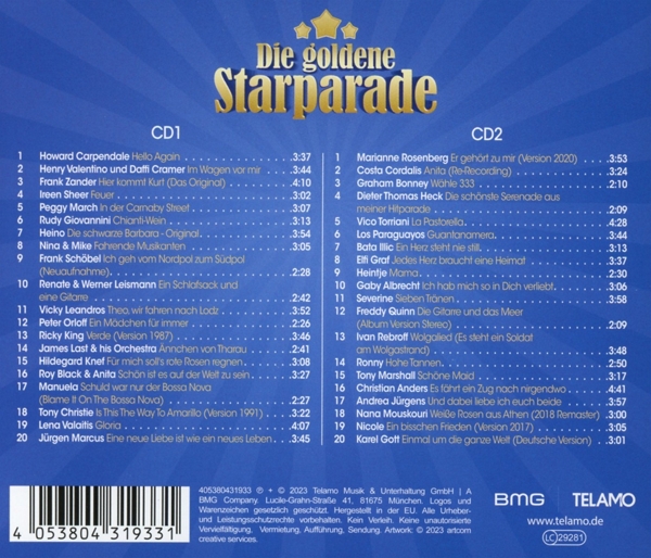 Die goldene Starparade 1
