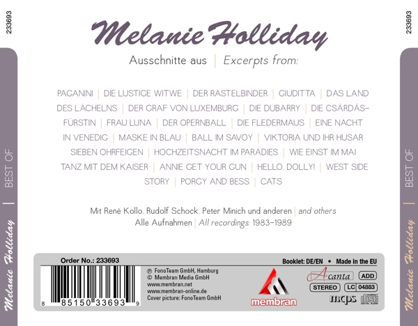 Melanie Holliday-The Very 1