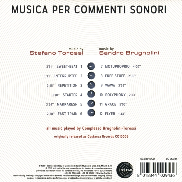 Musica Per Commenti Sonori 1