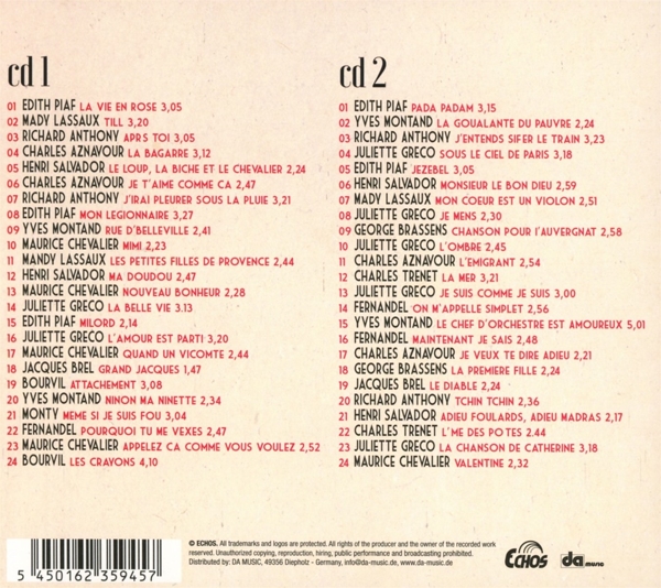 Chansons 1