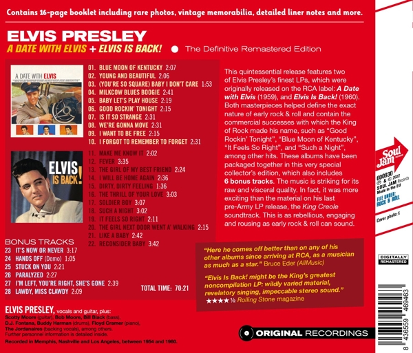 A Date With Elvis + Elvis is B 1