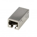 Synergy 21 Kabel, Dosen, Etc. - TP-TP Kupplung,CAT6A,Buchse,1:1 ,8-pol., RJ45, slim line, Zinkdruckguss, Synergy 21,
