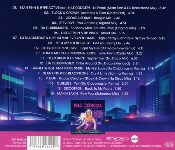 ZYX Nu Disco Vol.1 1