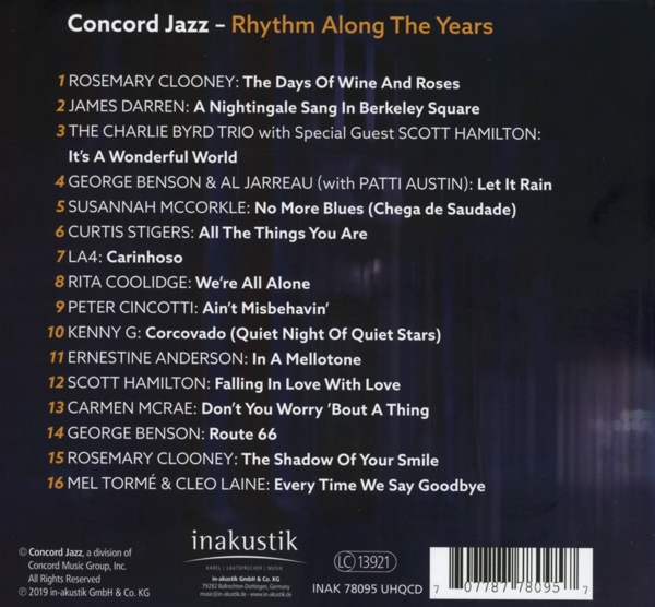 Concord Jazz-Rhythm Along th 1