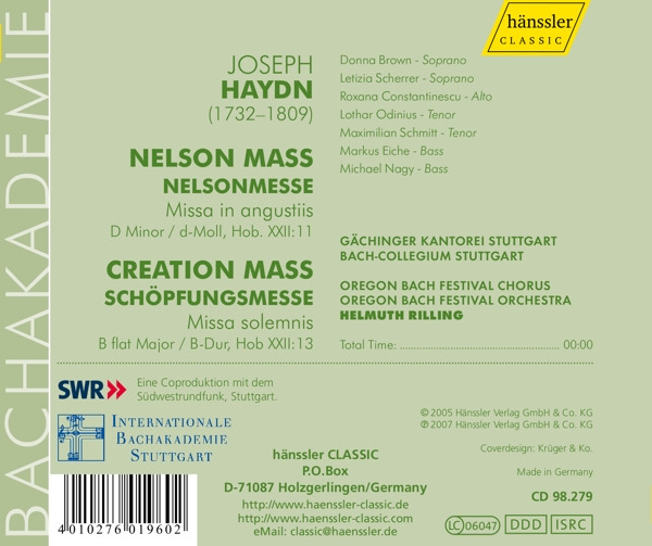 Nelson-Messe/ Schöpfungsmesse 1